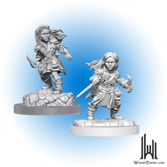 D&D Nolzur's Marvelous Miniatures: Halfling Rogue Female Wave 20